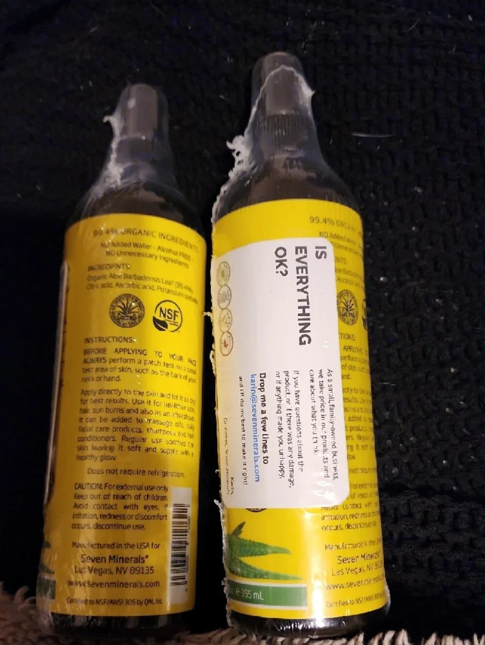 2! Aloe Vera Skin & Body Spray - Green - Picture 3 of 3